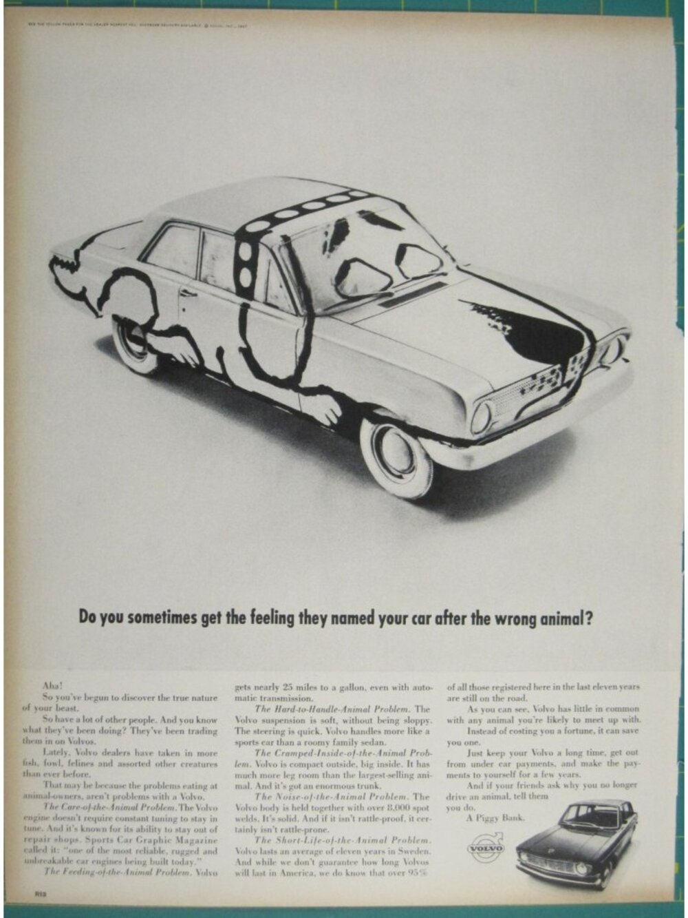 Print Ad Do You Sometimes Get The Feeling They Named Your Car After Wrong Animal